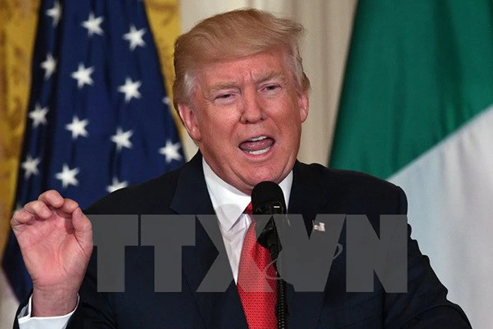 Tổng thống Mỹ Donald Trump. (Nguồn: EPA/TTXVN) 