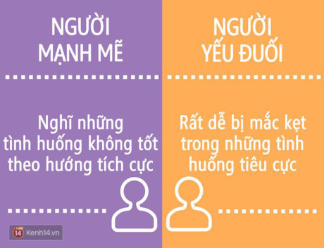 15 điều dễ dàng nhất để phân biệt người mạnh mẽ và người yếu đuối - Ảnh 12 15 dieu de dang nhat de phan biet nguoi manh me va nguoi yeu duoi - Anh 12