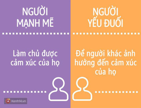 15 điều dễ dàng nhất để phân biệt người mạnh mẽ và người yếu đuối - Ảnh 15 15 dieu de dang nhat de phan biet nguoi manh me va nguoi yeu duoi - Anh 15