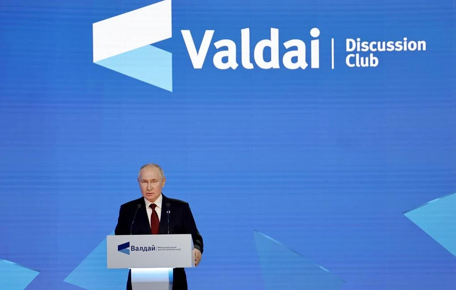 Tổng thống Putin tại CLB Thảo luận Valdai.