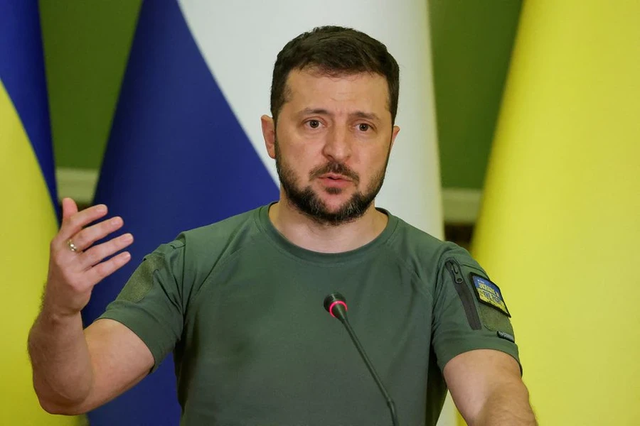 Tổng thống Ukraine Zelensky