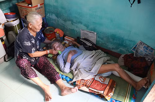 Cụ bà bán vé số nuôi "đồng nghiệp" gãy chân