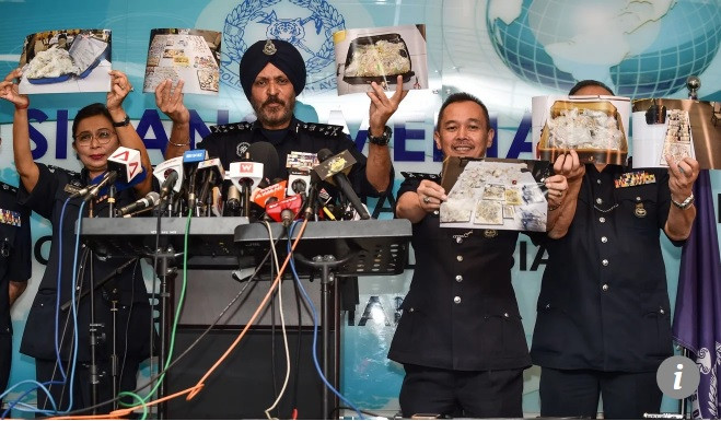 Cảnh sát công bố hình ảnh những tài sản bị thu giữ