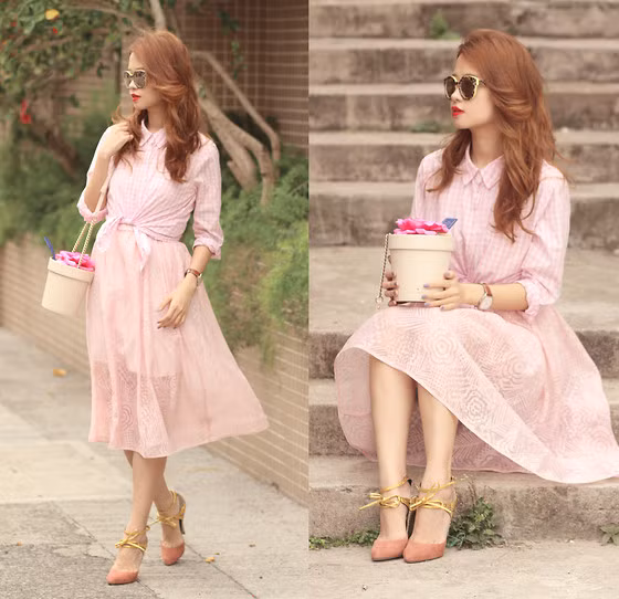 Mặc đẹp với màu hồng lãng mạn trong mùa hè