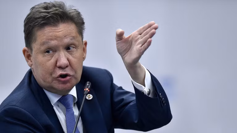 Giám đốc điều hành Gazprom Aleksey Miller.