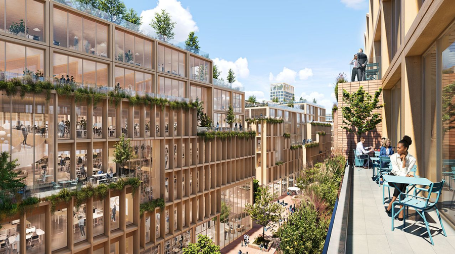 Các nhà phát triển của Stockholm Wood City cho biết đây sẽ là dự án xây dựng bằng gỗ lớn nhất thế giới.