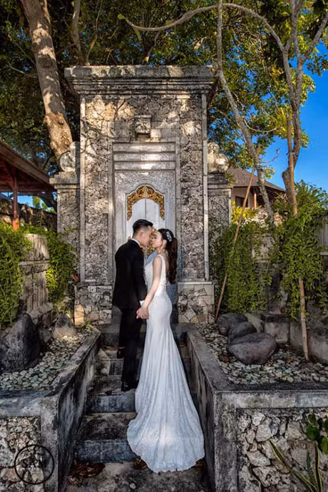 Chu re 9x dap ong heo dua co dau di chup anh cuoi tai Bali - Anh 15