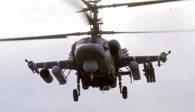 Trực thăng tấn công Ka-52 của Nga.