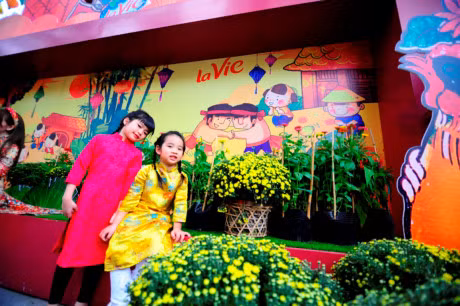 Gioi tre Sai Gon hao huc check-in khong gian Tet co truyen - Anh 8