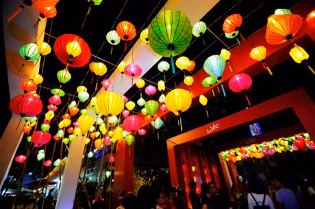 Gioi tre Sai Gon hao huc check-in khong gian Tet co truyen - Anh 1