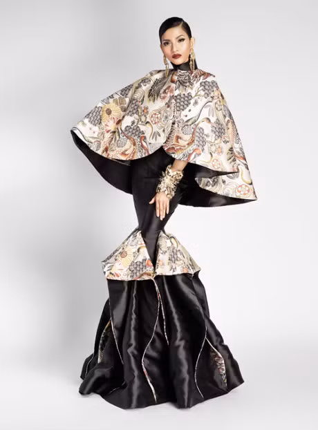 Truong Thi May dep noi bat khi do sac cung Hoa hau Trai dat 2015 Angelia Ong - Anh 8