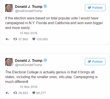 Trung cu tong thong, Donald Trump van buc boi vi thua ba Clinton 1 trieu phieu pho thong - Anh 2