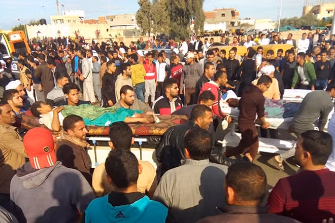 Hiện trường sau vụ tấn công