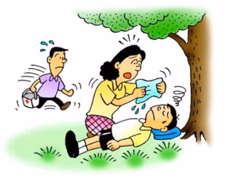 Dau hieu va cach xu tri khi tre bi say nang - Anh 3