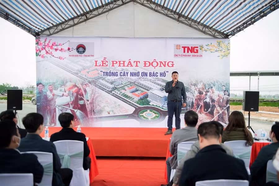 Phát động trồng cây, TNG Holdings Vietnam mở màn hoạt động CSR 2022 ảnh 1