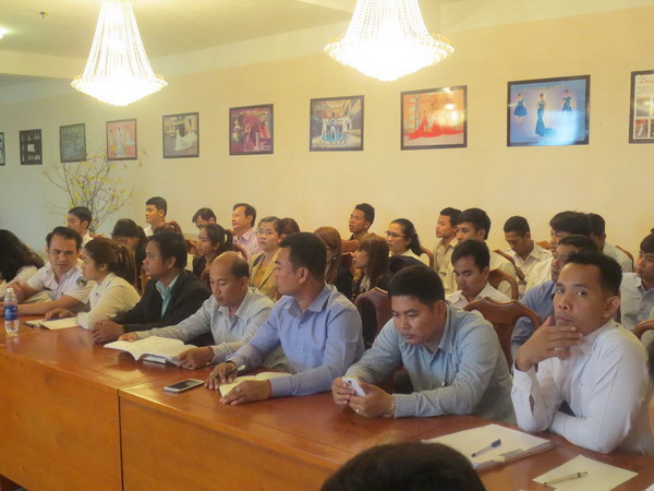 Học viên người Campuchia tại lễ khai giảng