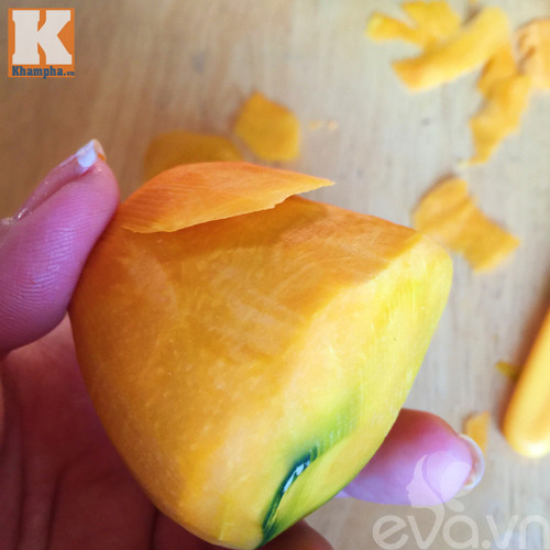 Tỉa hoa hồng từ các loại củ quả siêu đẹp ảnh 3 tia hoa hong tu cac loai cu qua sieu dep - 3