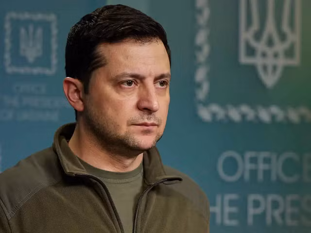 Tổng thống Ukraine Zelensky.