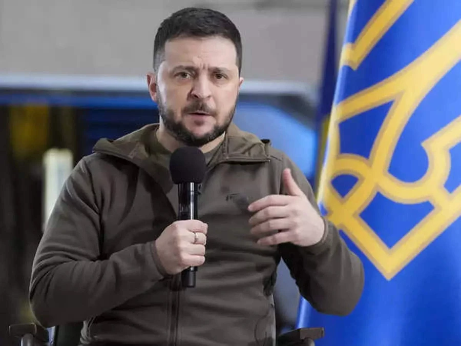 Tổng thống Ukraine Zelensky.