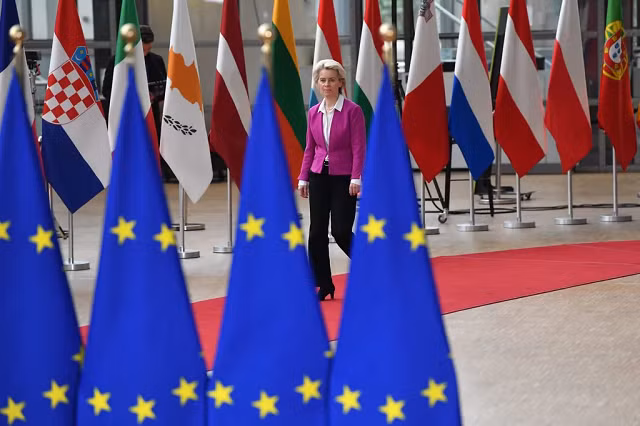 Chủ tịch Ủy ban châu Âu Ursula von der Leyen.