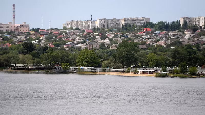 Quang cảnh sông Dnepr và Kherson. (Ảnh: Ria Novosti)