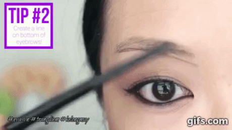 Cách kẻ lông mày chuẩn và đẹp cho cô nàng vụng về - Ảnh 4 Cach ke long may chuan va dep cho co nang vung ve - Anh 4