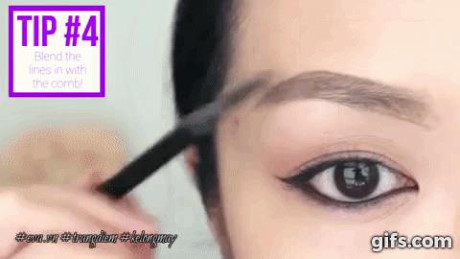 Cách kẻ lông mày chuẩn và đẹp cho cô nàng vụng về - Ảnh 6 Cach ke long may chuan va dep cho co nang vung ve - Anh 6