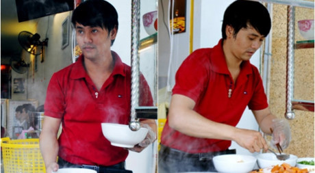 Hé lộ loạt ảnh Ưng Đại Vệ đi bán bún hồi vỡ nợ - Ảnh 1 He lo loat anh Ung Dai Ve di ban bun hoi vo no - Anh 1