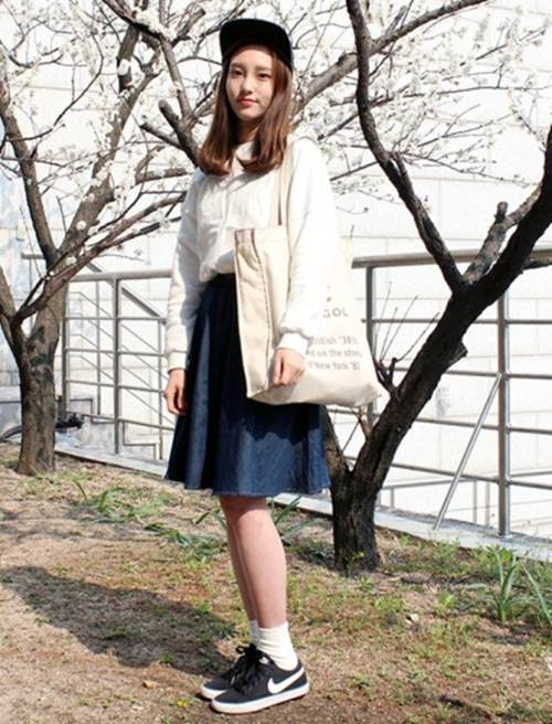 Ngam khong chan thoi trang toi truong cua nu sinh Han-Hinh-5