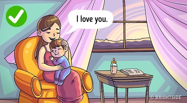 Hãy nói: “Mẹ yêu con!”. Hãy nói: “Mẹ yêu con!”.