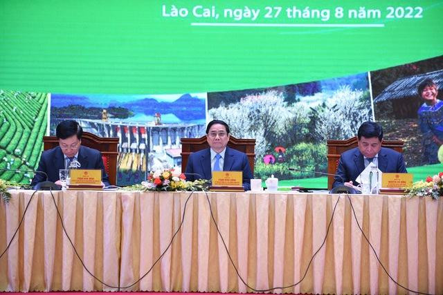 Hội nghị do Bộ Kế hoạch và Đầu tư, Văn phòng Chính phủ phối hợp Tỉnh uỷ, UBND tỉnh Lào Cai tổ chức - Ảnh: VGP/Nhật Bắc