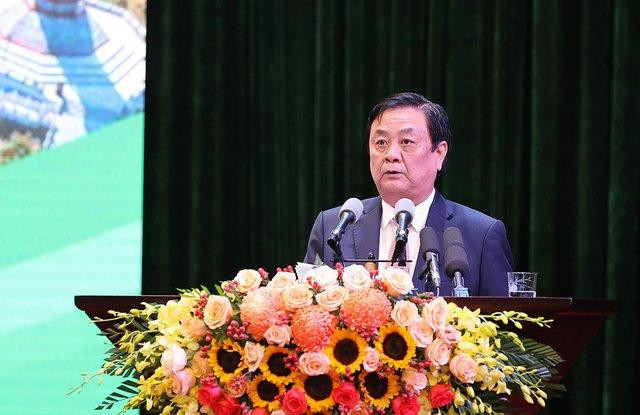 Bộ trưởng Bộ Nông nghiệp và Phát triển nông thôn Lê Minh Hoan phát biểu tại Hội nghị - Ảnh: VGP/Nhật Bắc