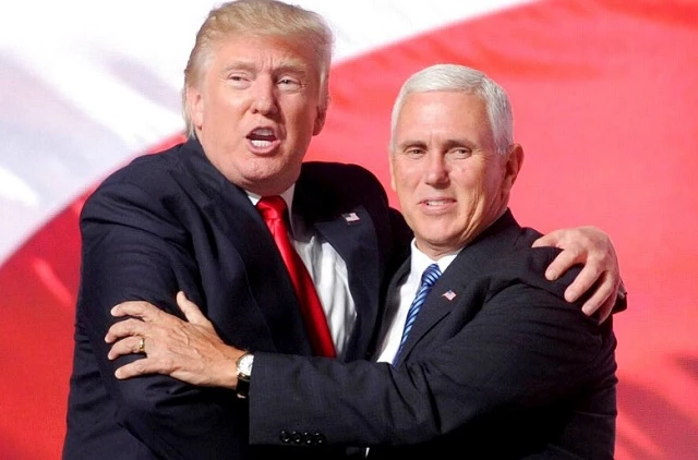 TT Donald Trump và Phó TT Mike Pence.