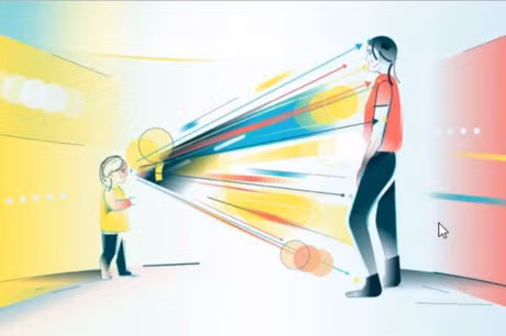 Tai sao tre tu ky thuong tranh nhin vao mat nguoi khac? - Anh 1