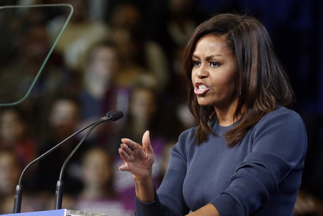 Đệ nhất phu nhân Michelle Obama gián tiếp chê Trump bằng cách khen ngợi chồng - Ảnh 1 De nhat phu nhan Michelle Obama gian tiep che Trump bang cach khen ngoi chong - Anh 1