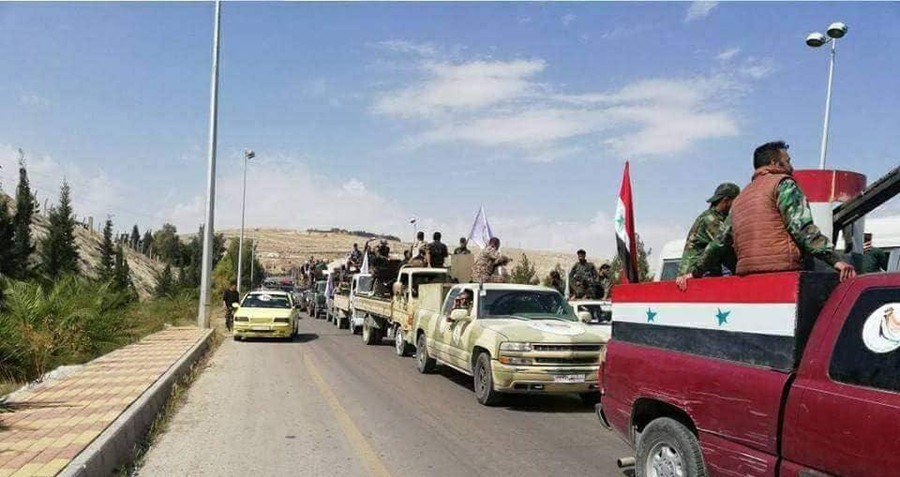 Hàng ngàn binh lính chính phủ đổ về phía nam Syria