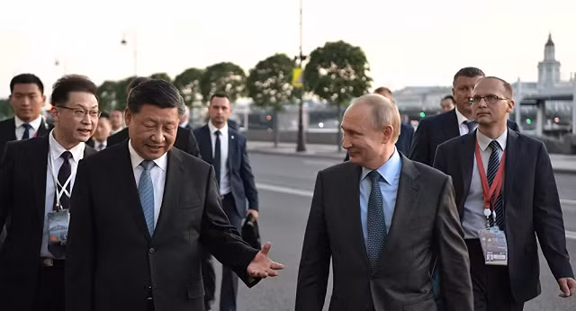 TT Nga Vladimir Putin và Chủ tịch Trung Quốc Tập Cận Bình.