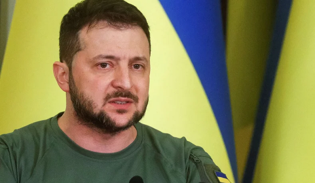 Tổng thống Ukraine Zelensky.