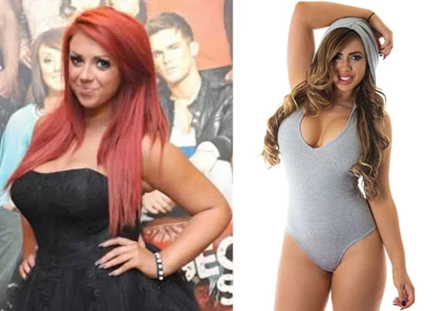 Holly Hagan trước và sau khi giảm cân
