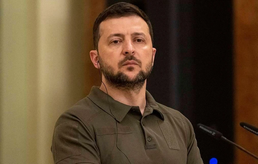 Tổng thống Ukraine Vladimir Zelensky.