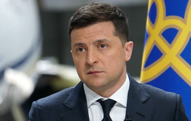 Tổng thống Ukraine Vladimir Zelensky.