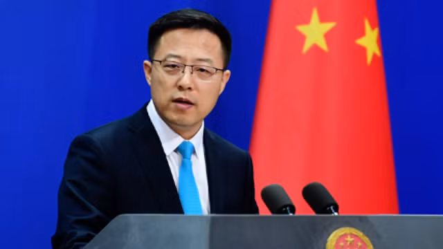 Phát ngôn viên Bộ Ngoại giao Trung Quốc Triệu Lập Kiên.