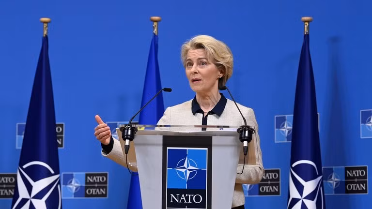 Chủ tịch Ủy ban châu Âu Ursula von der Leyen. (Ảnh: AFP).