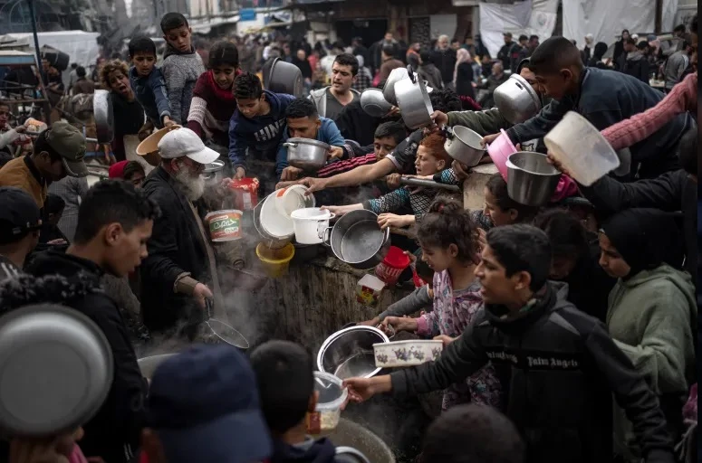 Các cơ quan viện trợ quốc tế cho biết Gaza đang bị thiếu lương thực (Ảnh: Fatima Shbair/AP)