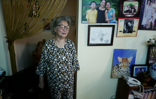 Lê Mai vui với cuộc sống một mình. nsut-le-mai-cuoi-tren-so-phan-2