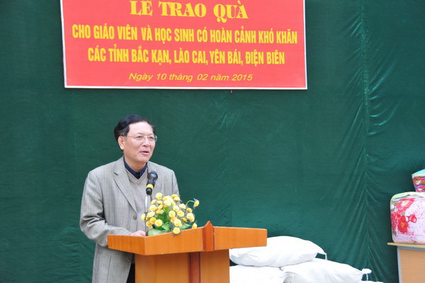 Bộ trưởng Phạm Vũ Luận phát biểu tại buổi lễ