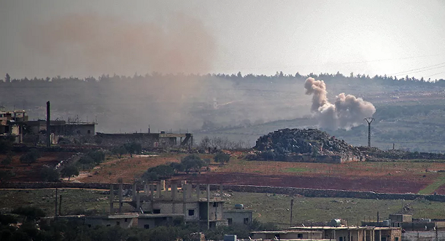 Giao tranh ở Idlib, Syria.