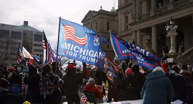 Những người ủng hộ TT Trump tại bang Michigan