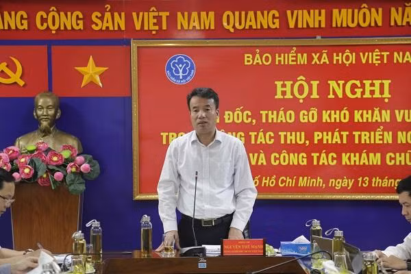 Ông Nguyễn Thế Mạnh - TGĐ BHXH Việt Nam.