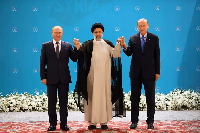 Tổng thống 3 nước Nga - Iran - Thổ Nhĩ Kỳ.